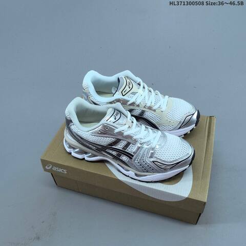 Asics Gel Kayano 14 Silver Cream Green EU 36 To 46 5 Running Shoe Running Sneakers - Unisex (BS-68853)
