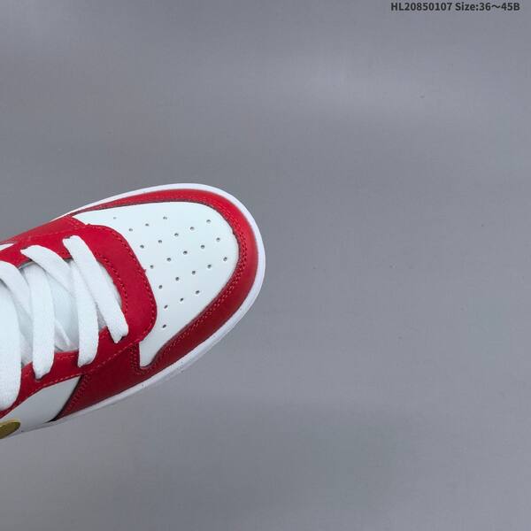 Nike Court Borough Low 2 white red gold EU 36-45 skate shoe