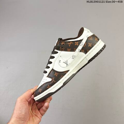 Nike Dunk SB Low White Brown Yellow EU 36-45 Skate Shoe - Unisex (BS-63298)