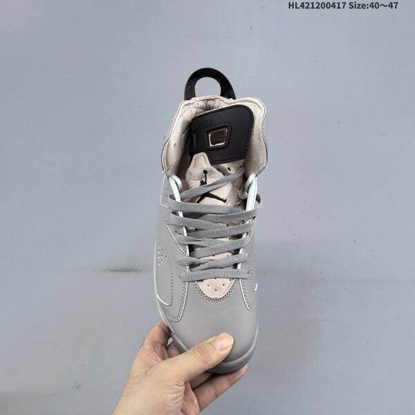 Jordan Air Jordan 6 Retro grey/black/cream 40~47 basketball