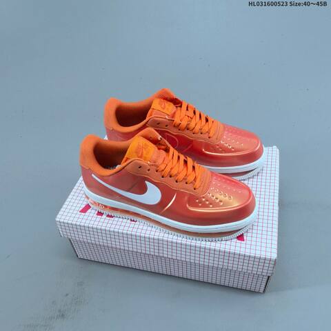 Nike Air Force 1 Posite Foamposite Max Orange White Red EU 40 45 Sneaker EU 40-45 - Men's (BS-60207)