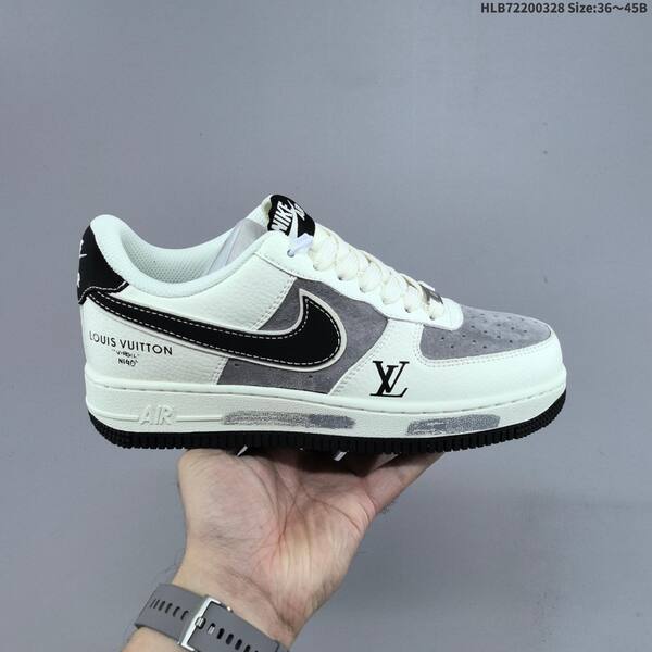 Nike Air Force 1 07 LV8 off white dark grey black EU 36-45 sneaker