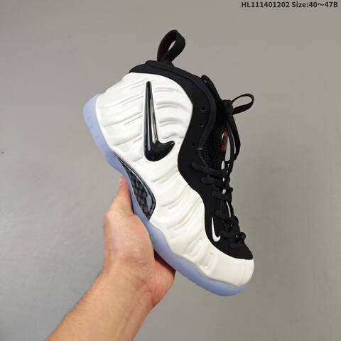 Nike Foamposite One Black Red White EU 40-47 Basketball Shoe - Men's (BS-62879)
