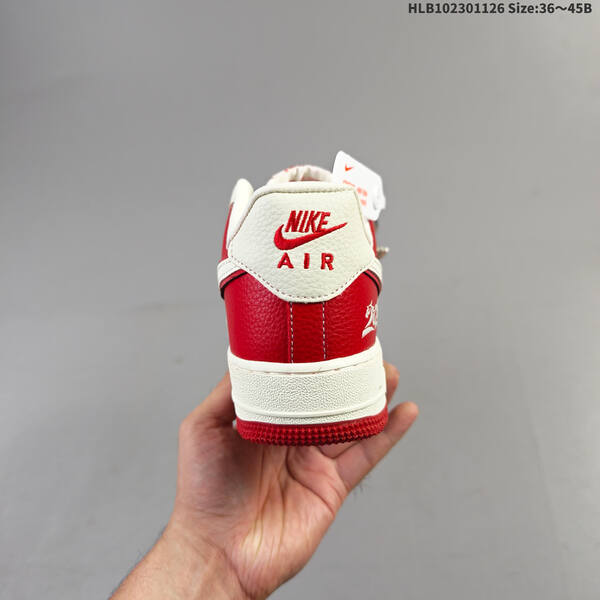 Nike Air Force 1 07 off white red black EU 36-45 sneaker