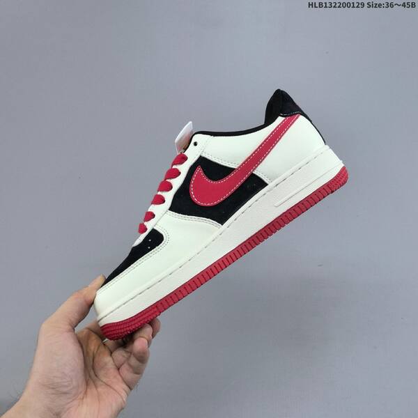 Nike Air Force 1 07 LV8 white black red orange EU 36-45 sneaker