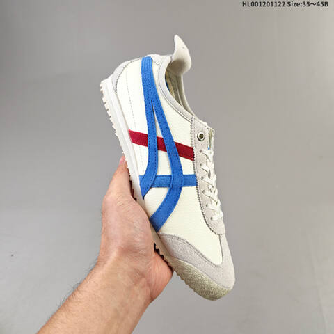 Onitsuka Tiger Mexico 66 SD White Silver Blue Red EU 35-45 Sneaker Casual Sneakers - Unisex (BS-69249)