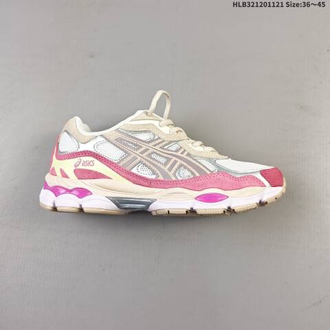 ASICS GEL-NYC White Silver Pink Beige EU 36-45 Running Shoe Running Sneakers - Unisex (BS-69256)