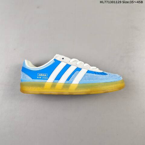Adidas Bad Bunny x Gazelle Indoor Blue White Grey Gum EU 35-45 Skate Shoe - Unisex (BS-65402)