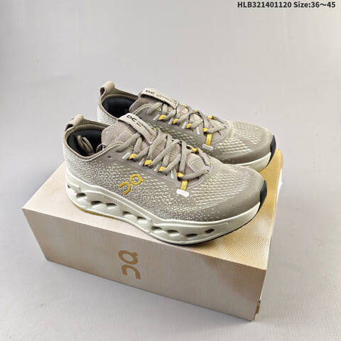 On Cloudsurfer Max White Green Black EU 36-45 Running Shoe Running Sneakers - Unisex (BS-69797)
