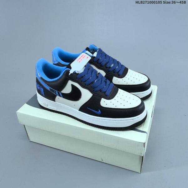 Nike Air Force 1 07 blue white black EU 36-45 sneaker