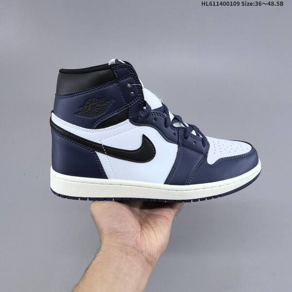 Jordan Air Jordan 1 Retro High midnight navy/white/black 36~48.5 basketball