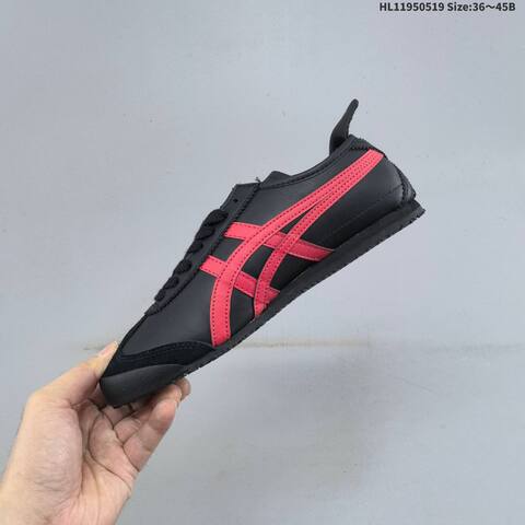 Onitsuka Tiger Mexico 66 Black Red EU 36-45 Sneaker Casual Sneakers - Unisex (BS-68821)
