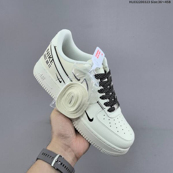 Nike Air Force 1 07 LV8 CS5288-082 off white black EU 36-45 sneaker