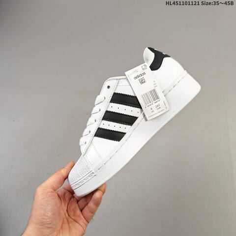 Adidas Superstar XLG IF9995 White Black Gold EU 35-45 Skate Shoe - Unisex (BS-65522)