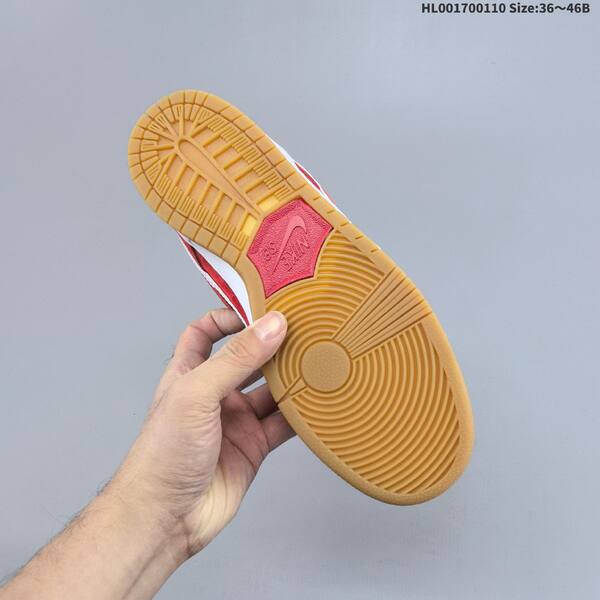Nike SB Dunk Low Blood Rage red white gum EU 36-46 skate shoe