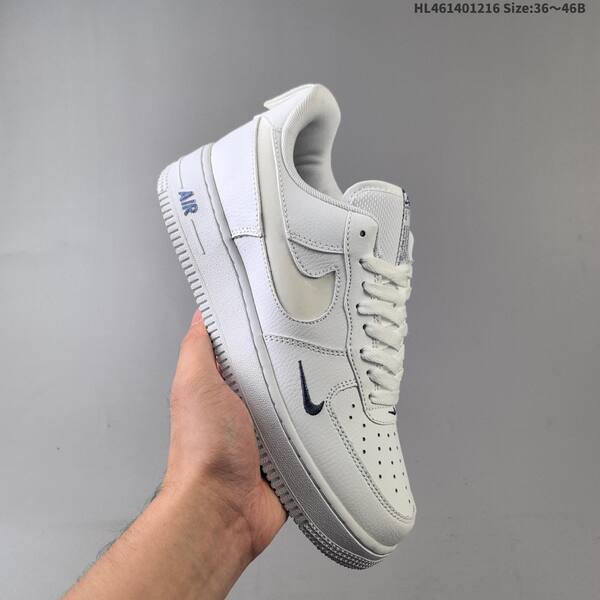 Nike Air Force 1 Low grey black white dark blue EU 36-46 sneaker