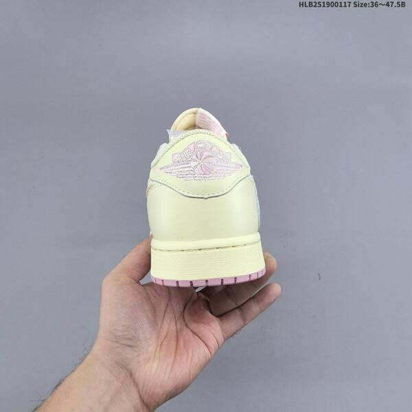 Nike Air Jordan 1 Low Travis Scott cream white / pink / light beige 36~47.5 lifestyle