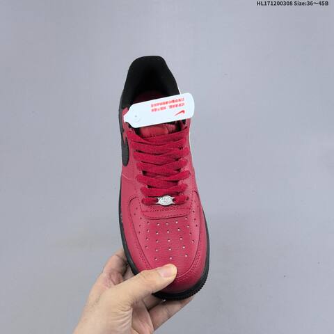 Nike Air Force 1 07 Red Black EU 36-45 Sneaker - Unisex (BS-61426)