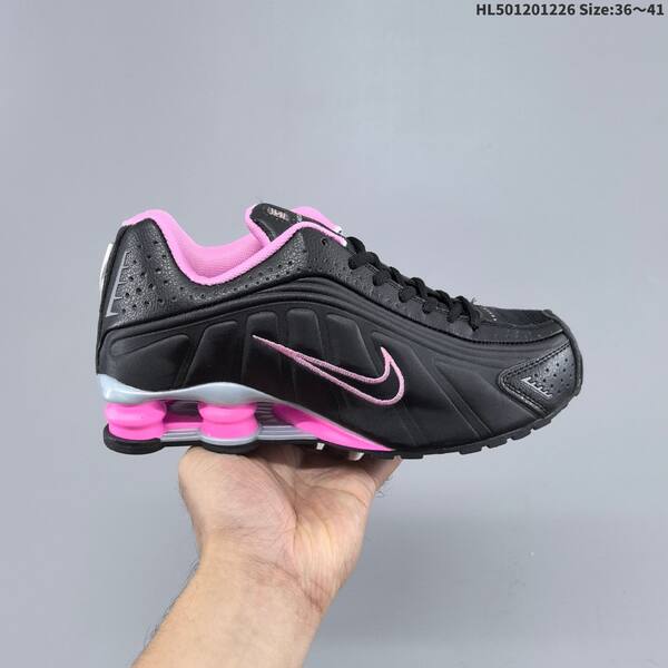 Nike Shox R4 AR3565 015 white rose gold pink black EU 36-41 running shoe
