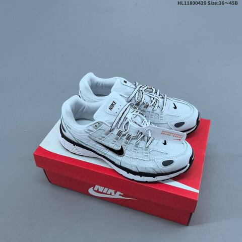 Nike P-6000 Grey Silver White Black EU 36-45 Running Shoe - Unisex (BS-60640)