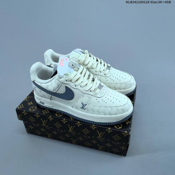 Nike Air Force 1 07 LV8 off white blue EU 36-45 sneaker