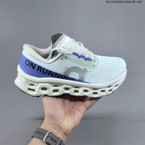 On Cloudmonster 3 Light Blue Purple White EU 36-45 Running Shoe Running Sneakers - Unisex BS-69535
