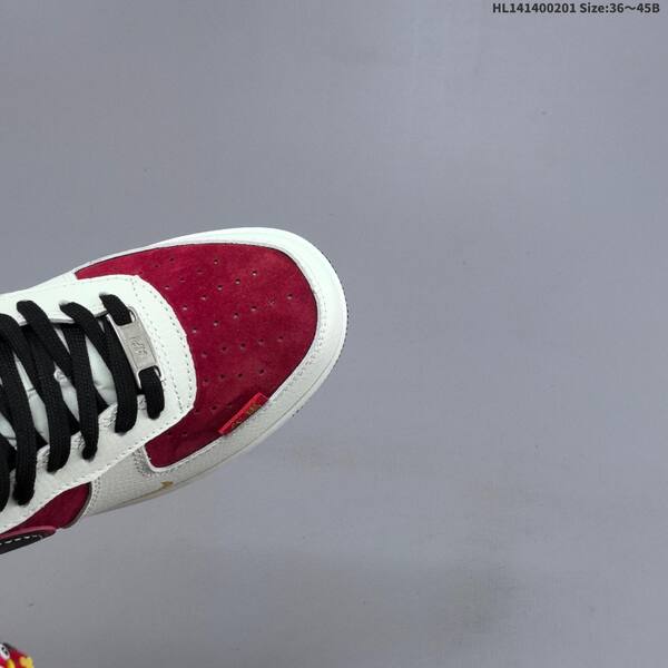 Nike Air Force 1 Low white red black gold EU 36-45 sneaker