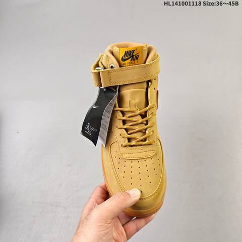Nike Air Force 1 07 High Wheat Brown Gum EU 36-45 Sneaker - Unisex (BS-63492)