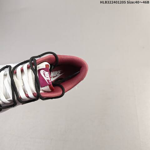Nike SB Dunk Low Retro DIY White Grey Burgundy Black EU 40-46 Skate Shoe - Men's (BS-62812)