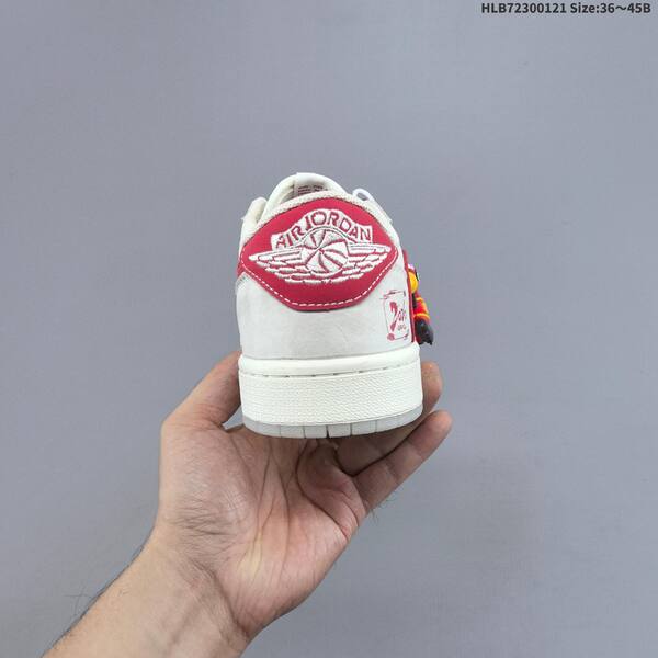 Nike Air Jordan 1 white/grey/red 36~45 lifestyle