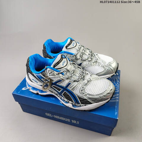 ASICS Gel-Nimbus 10 1 Purple Silver Mint Black EU 36-45 Running Shoe Running Sneakers - Unisex (BS-69313)