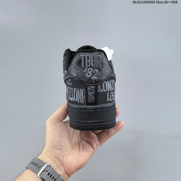 Nike Air Force 1 07 LV8 II1549-001 black dark grey EU 36-45 sneaker