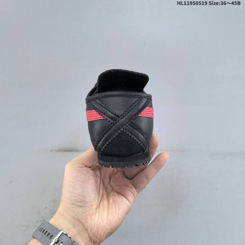 Onitsuka Tiger Mexico 66 Black Red EU 36-45 Sneaker Casual Sneakers - Unisex (BS-68821)