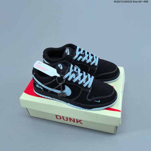 Nike Dunk Low Custom Black Beige Grey White Gum EU 36-45 Skate Shoe - Unisex (BS-60136)