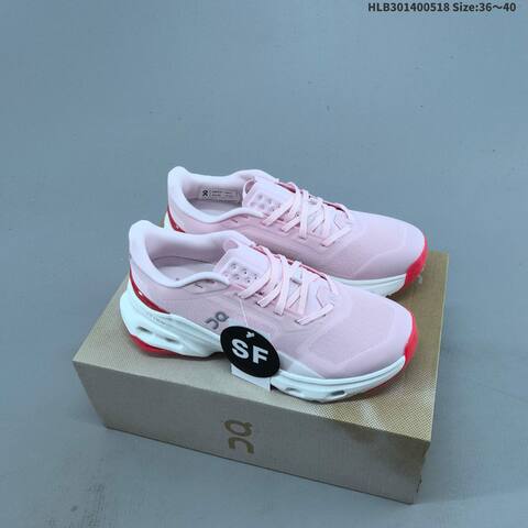 On Cloudpulse 2 Light Pink White Red EU 36-40 Running Shoe Running Sneakers - Unisex BS-69546