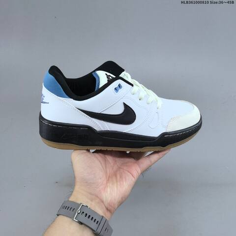 Nike Full Force Lo White Cream Brown Blue Black EU 36-45 Skate Shoe - Unisex (BS-59885)