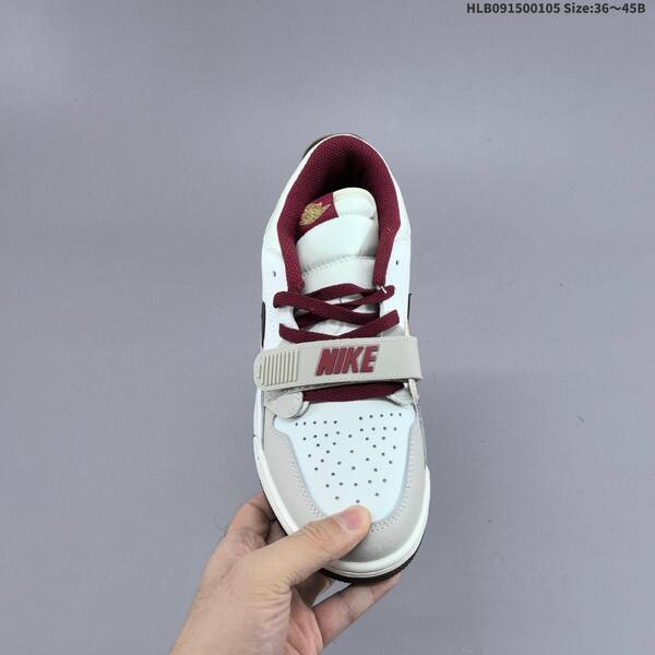 Jordan Legacy 312 Low white/beige/burgundy/brown EU 36-45 lifestyle