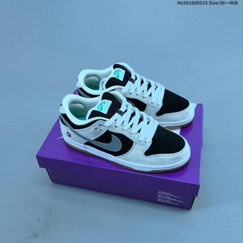 Nike SB Dunk Low Light Grey Black Grey White Gum EU 36-46 Skate Shoe - Unisex (BS-60335)