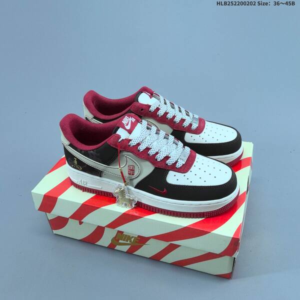 Nike Air Force 1 07 LV8 Black White Red Beige Grey EU 36-45 sneaker