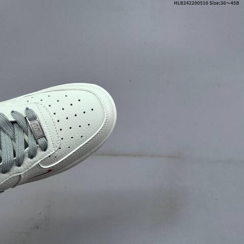 Nike Air Force 1 07 LV8 NH0601-605 Light Beige Grey Orange Red EU 36-45 Sneaker - Unisex (BS-60425)