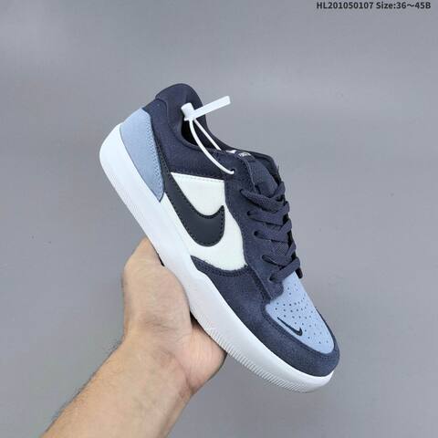 Nike SB Force 58 Navy Blue Light Blue White EU 36-45 Skate Shoe - Unisex (BS-62162)