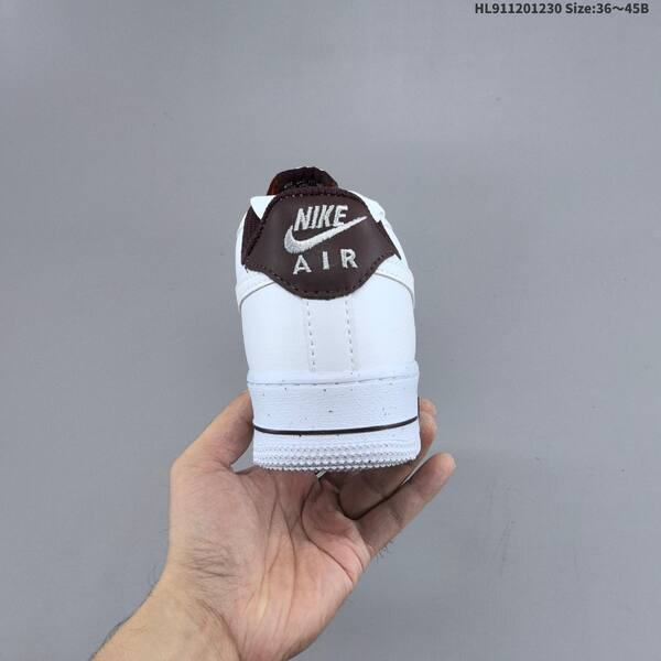 Nike Air Force 1 Low white dark brown tan EU 36-45 sneaker