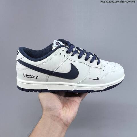 Nike Dunk Low Light Off White Navy Blue EU 40 46 Skate Shoe EU 40-46 - Men's (BS-62086)