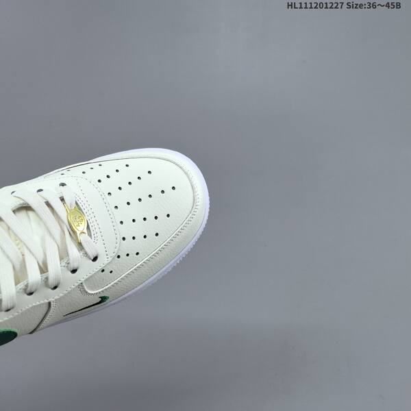 Nike Air Force 1 07 sail white dark green gold EU 36-45 sneaker