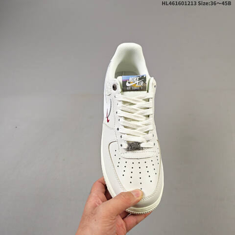 Nike Air Force 1 07 Low Off White Red Multicolor EU 36-45 Sneaker - Unisex (BS-62711)