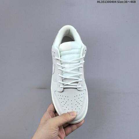 Nike Dunk SB Low Light Grey Off White EU 36-46 Skate Shoe - Unisex (BS-60937)