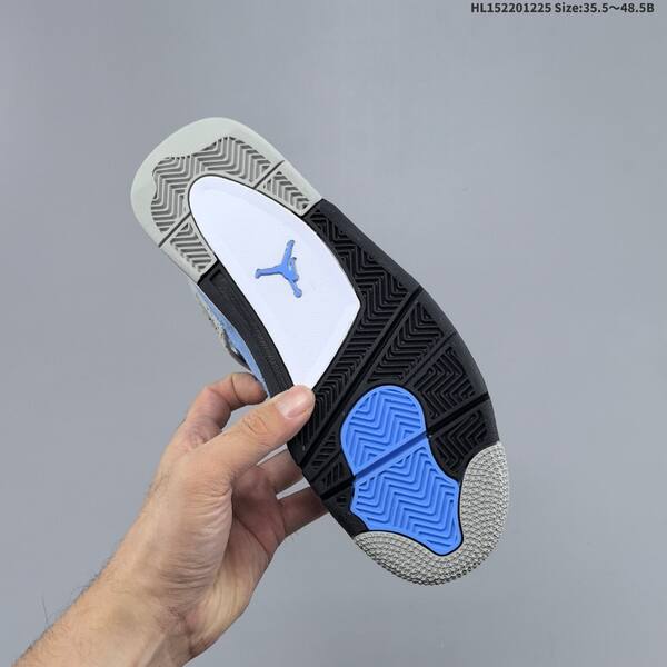 Jordan Air Jordan 4 Retro light blue/black/white 35.5~48.5B basketball