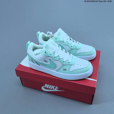 Nike Court Borough Low 2 White Blue EU 35-45 Skate Shoe - Unisex (BS-61790)