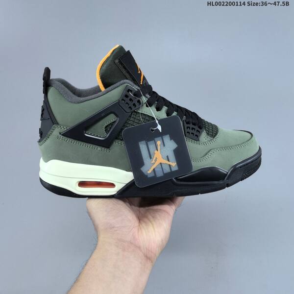 Jordan Air Jordan 4 Retro Undefeated Olive green/black/orange EU 36-47.5 basketball