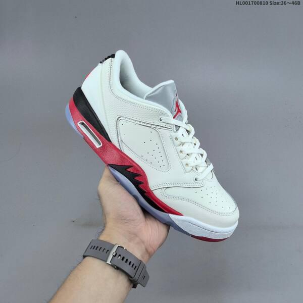 Jordan Air Jordan 5 white/red/black/ice blue 36~46B basketball